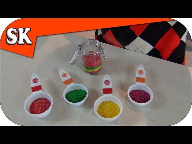 HOW TO MAKE COLORED SUGAR - Steve's Kitchen Tips
