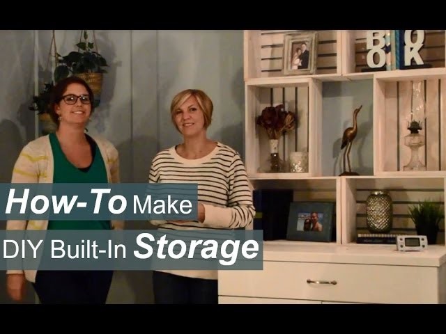 How-To Make DIY Built-Ins - Extra Storage for Your Apartment!
