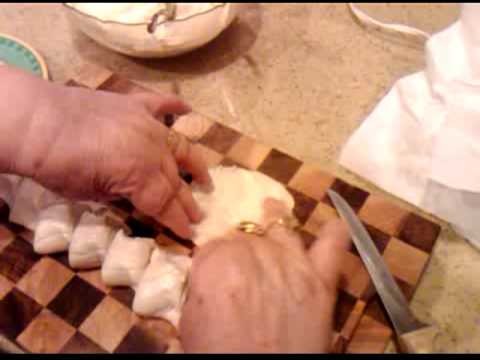 How to make pastizzis - Part 4 - Preparing the pastizzi for baking