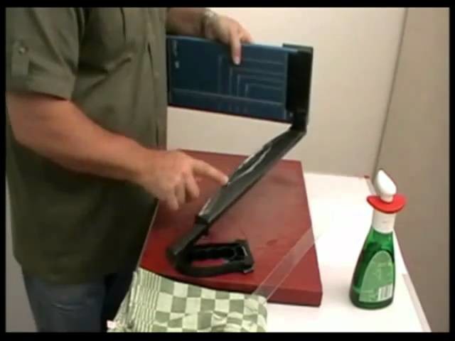 How to sharp a guillotine paper cutter with Easysharp Multi.flv