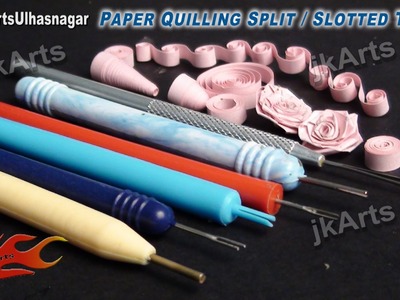 HOW TO: Use Paper Quilling Split. Slotted Tool - JK Arts 459