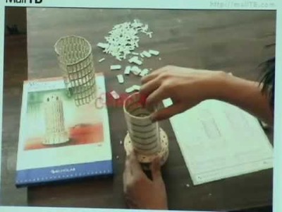Leaning Tower of Pisa 3D Pop-Out Puzzle