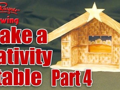 Make a Nativity Scene - Part 4 - Cut out & make the Stable