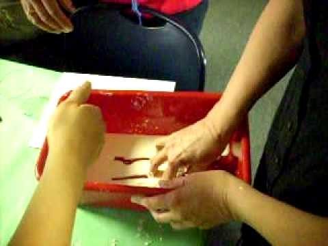 "Oobleck" how to make wet.dry glop