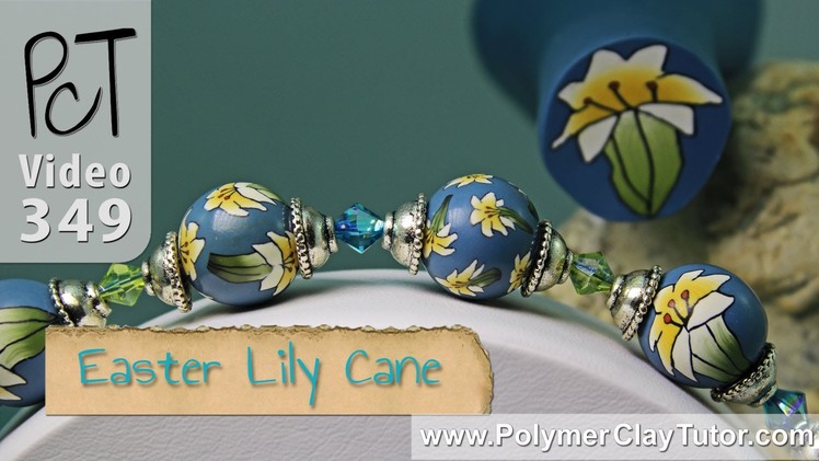 Polymer Clay Flower Cane Tutorial Easter Lily (Intro)