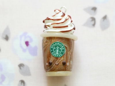 Polymer Clay Frappuccino Charm Tutorial