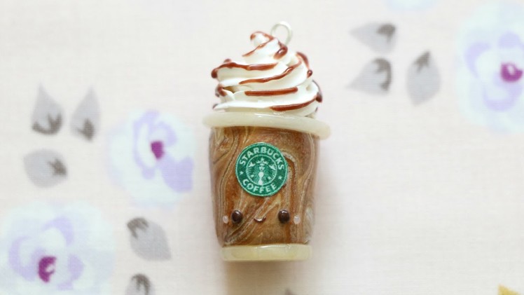 Polymer Clay Frappuccino Charm Tutorial