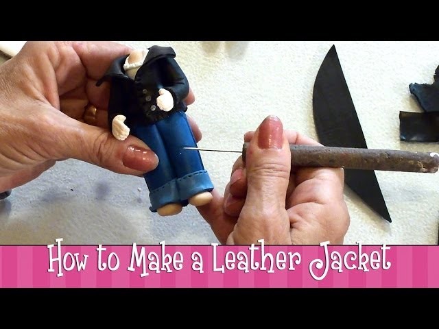Polymer Clay Tutorial - How to Make a Leather Jacket