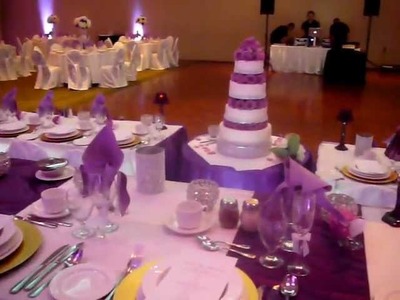 Purple Wedding Decor and Backdrop Toronto