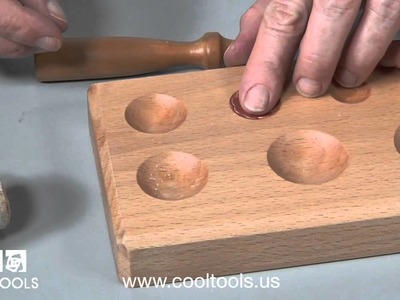 Using Wood Dapping Blocks to Shape Metal and Metal Clay