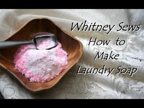 Whitney Sews- Handmade Laundry Soap Tutorial