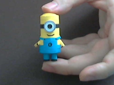 How to make 3D Quilling Minion part1