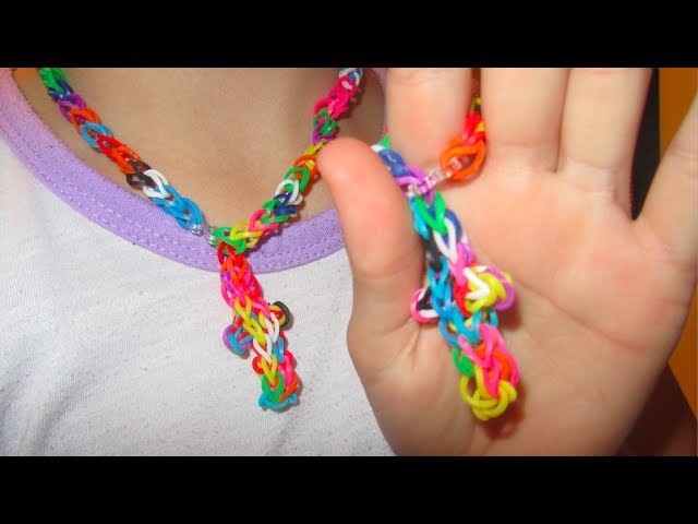 How To Make A Cross Necklace | Rainbow Loom