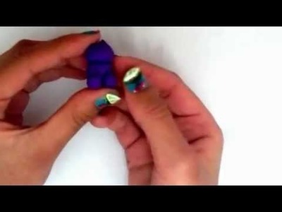 How to make a polymer clay gummy bear charm