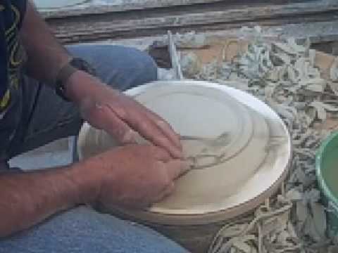 How to make a square clay, pottery, porcelain plate: part 2