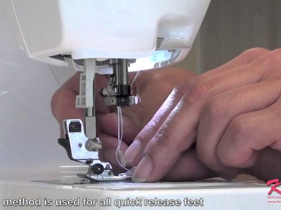 How to use the Brother SA135 Overlock Foot
