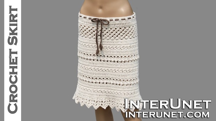Lace skirt crochet pattern
