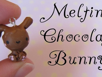 Melting Chocolate Bunny Tutorial: Polymer Clay Charm.