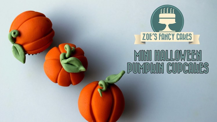 Mini Halloween pumpkin cupcakes How To Cake Tutorial