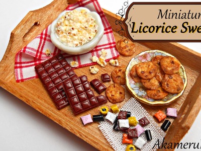 Miniature licorice sweets - Polymer clay tutorial