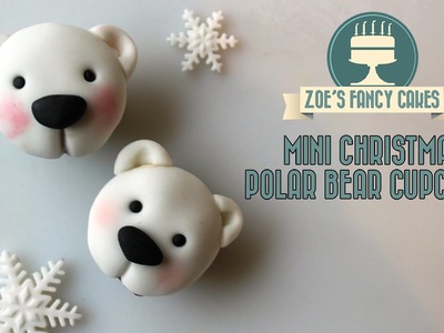 Polar bear cupcakes christmas cake decorating tutorial how to make polar bear cupcakes