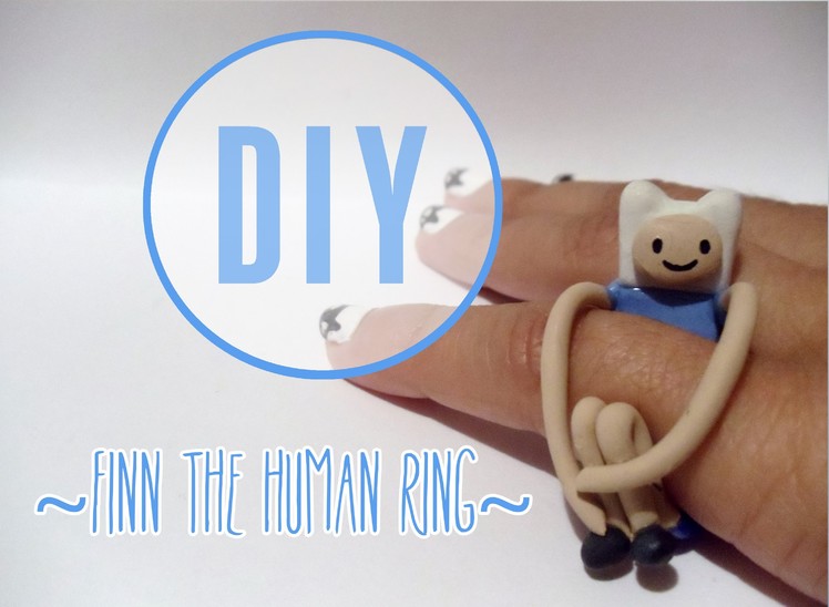 Adventure Time Finn Ring Tutorial [Polymer Clay ^_^]