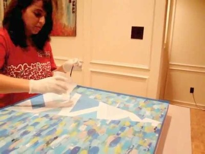 Art Tutorial How to Resin Your Painting -- Adding a clear topcoat to your Artwork
