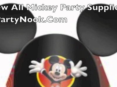 Baby Mickey Mouse Party Supplies and Clubhouse Birthday Decorations Ideas From Favors to Hats