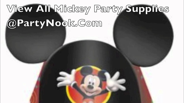 Baby Mickey Mouse Party Supplies and Clubhouse Birthday Decorations Ideas From Favors to Hats