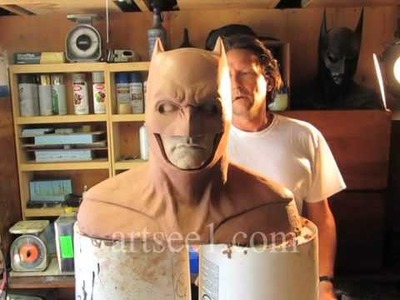 Batman Verses Superman Cowl Costume Sculpture Tutorial Part 6