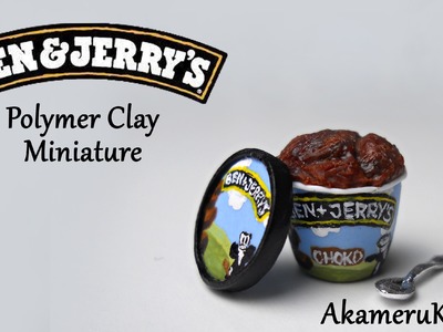 Ben & Jerry's inspired Miniature - Polymer Clay Tutorial