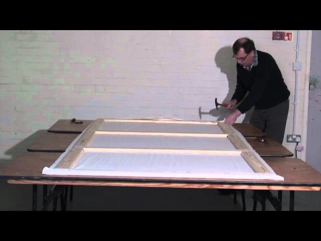 Building a Theatre Scenery Flat (part 2 of 4)