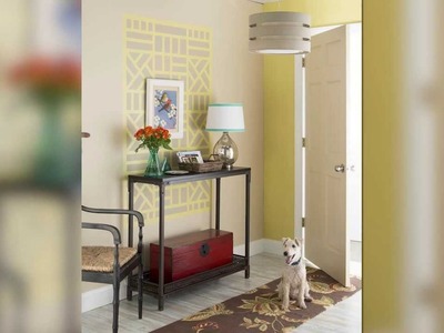 Create a wall design using tape and paint - Lowe's Creative Ideas