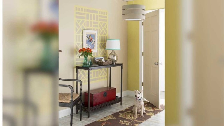 Create a wall design using tape and paint - Lowe's Creative Ideas