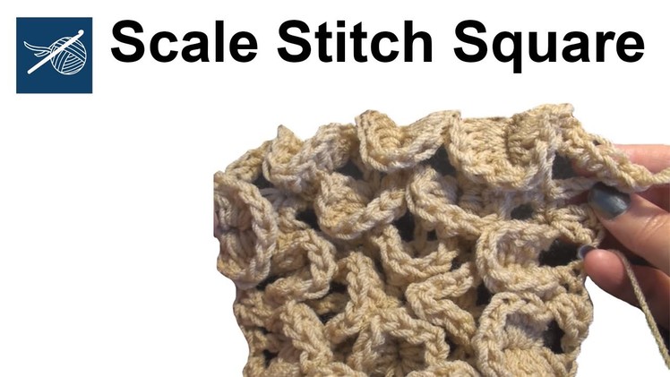 Crochet Crocodile Stitch - Left Hand Crochet Geek