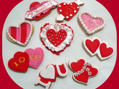 Decorating Heart Cookies