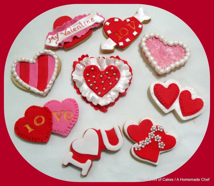 Decorating Heart Cookies