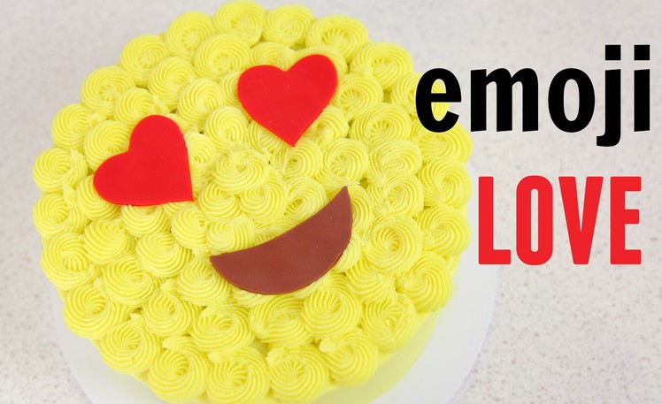 Emoji Love Buttercream Cake - CAKE STYLE