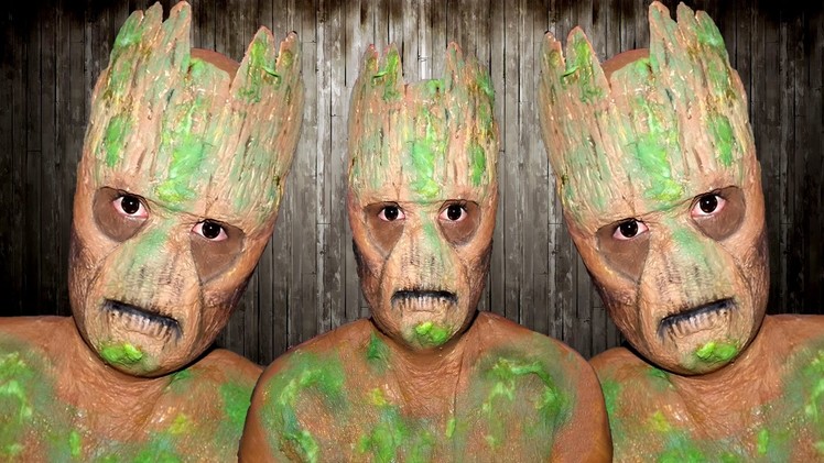 Guardians of the galaxy - Groot Makeup Tutorial