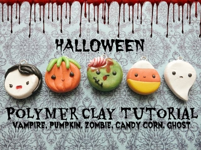 Halloween Charms | Polymer Clay Tutorial ≧◡≦