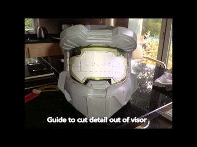 Halo 3 Master Chief Helmet Build Using Pepakura
