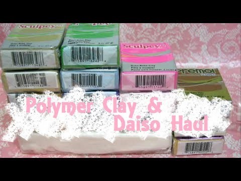 [Haul] Polymer Clay and Daiso Haul #1