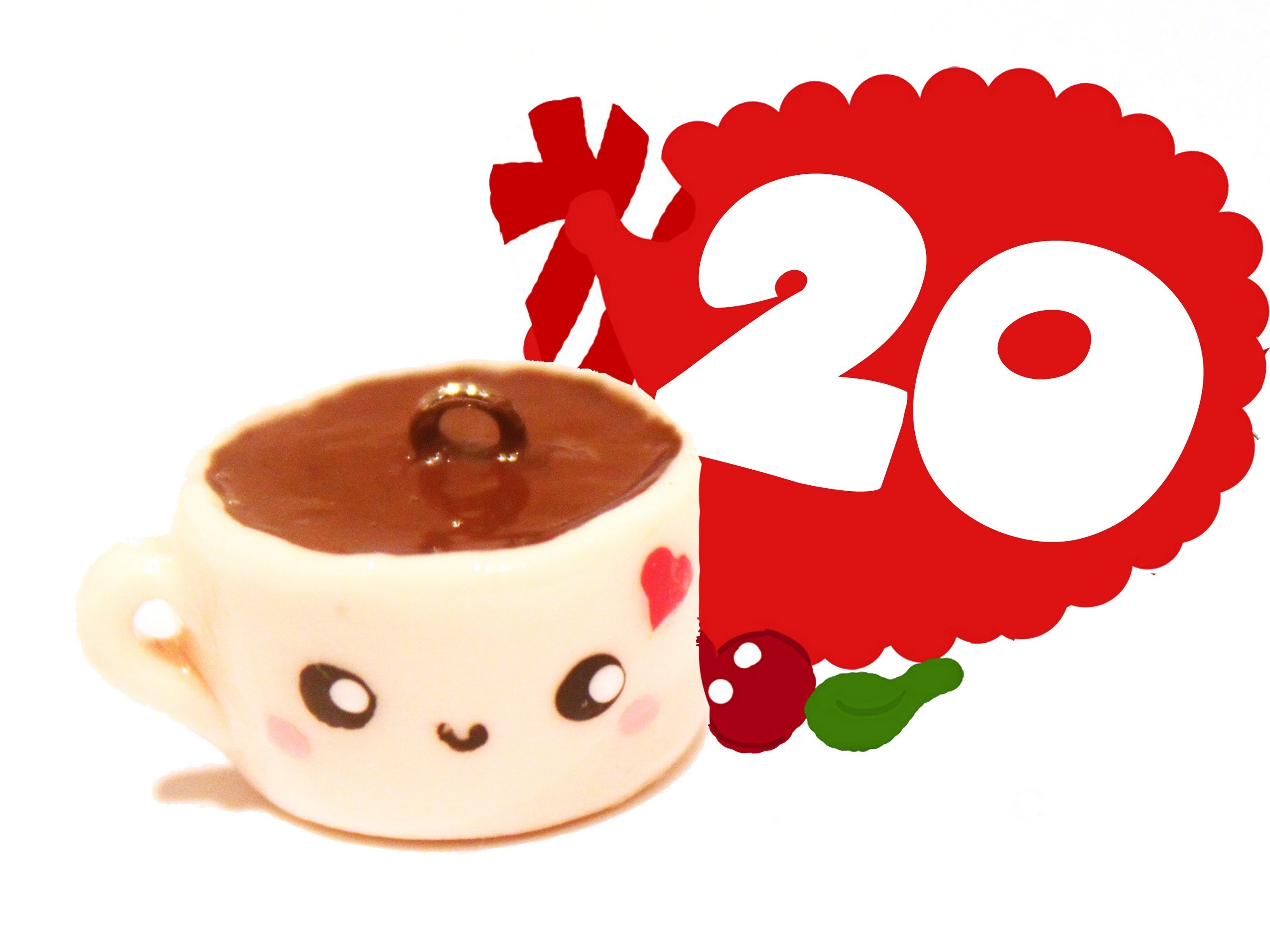 ❤,Hot,Chocolate!,Kawaii,Christmas,20,-Polymer,Clay,tutorial,How,to,make,Hot,...