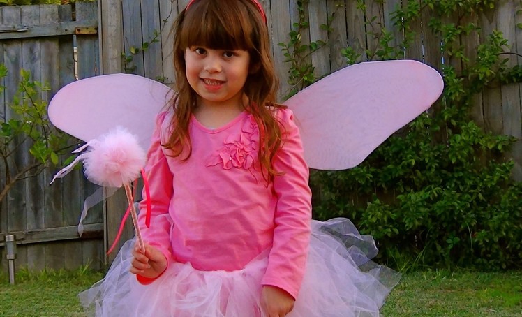 How to Fairy costume: make a tulle puff fairy wand