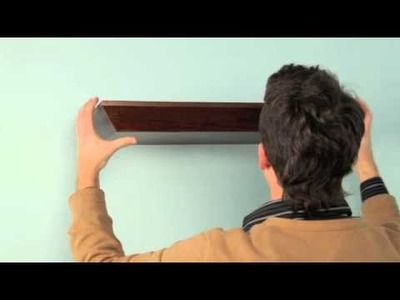 How to hang a cantilevered shelf