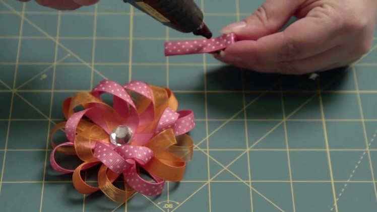 How To Make A Loop Flower Hair Bow
