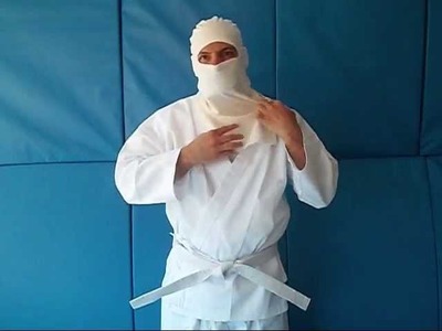 How To Put On The White Ninja Costume