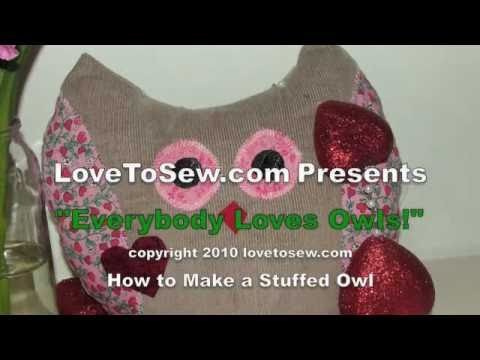 Learn How to Sew a Stuffed Owl with Love to Sew Studio