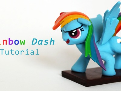 My Little Pony Rainbow Dash Polymer Clay Tutorial