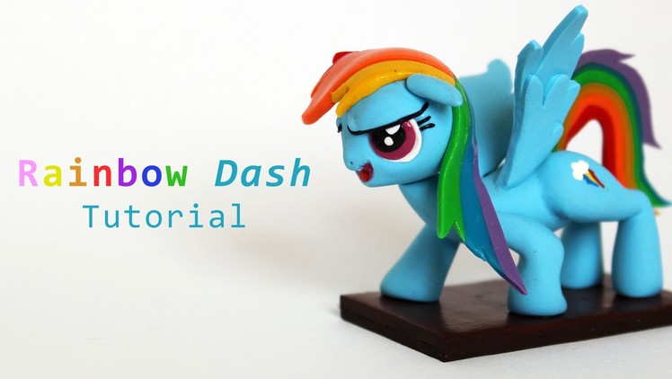 My Little Pony Rainbow Dash Polymer Clay Tutorial